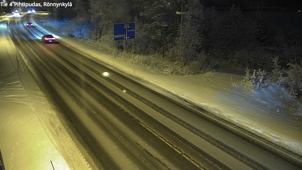 Weather Camera Image Road 4 Pihtipudas, Rönnynkylä, Pihtipudas, Keski-Suomi