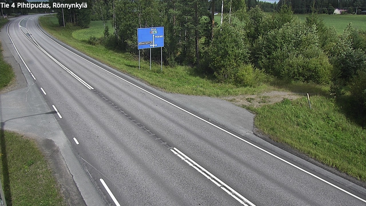 Kelikamerat Kuva Tie 4 Pihtipudas, Rönnynkylä, Pihtipudas, Keski-Suomi
