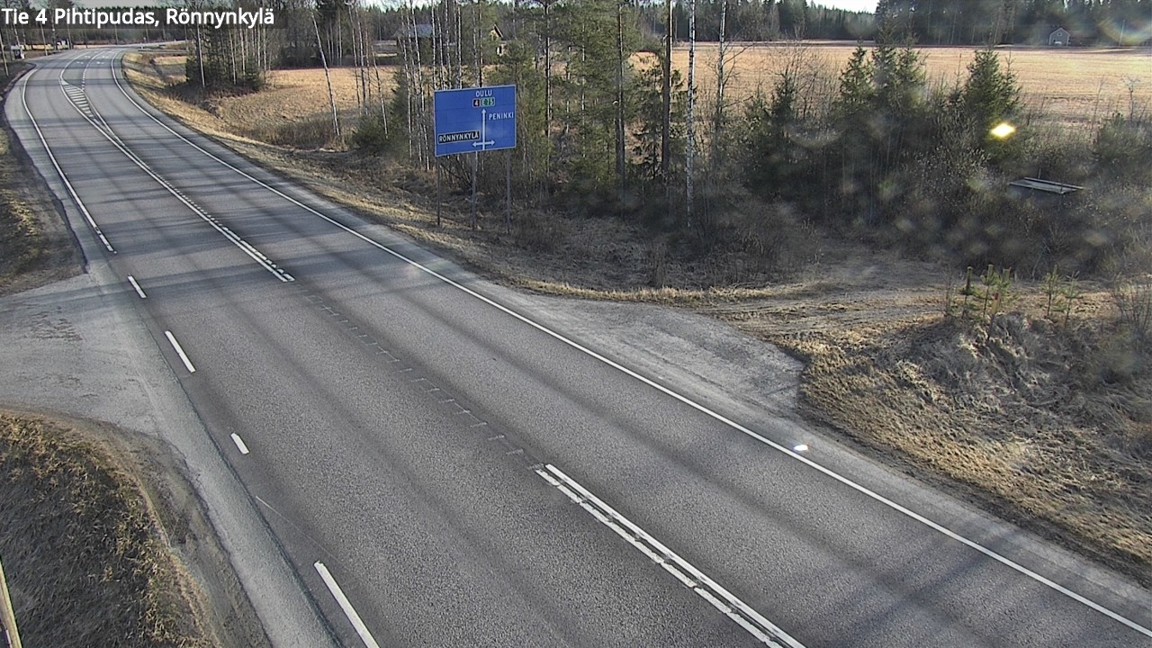 Kelikamerat Kuva Tie 4 Pihtipudas, Rönnynkylä, Pihtipudas, Keski-Suomi