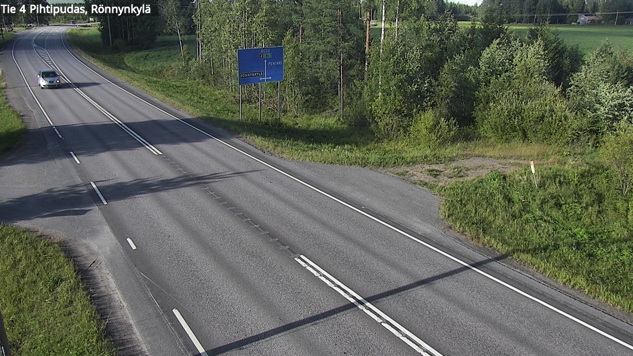 Kelikamerat Kuva Tie 4 Pihtipudas, Rönnynkylä, Pihtipudas, Keski-Suomi