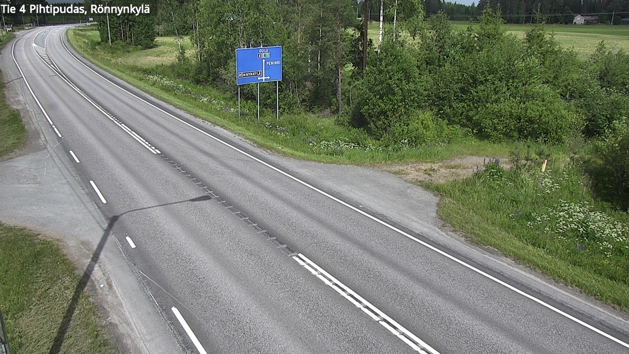 Kelikamerat Kuva Tie 4 Pihtipudas, Rönnynkylä, Pihtipudas, Keski-Suomi