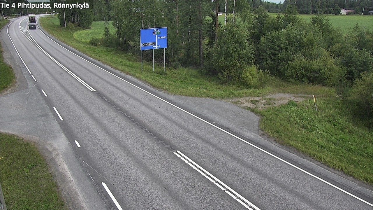 Weather Camera Image Road 4 Pihtipudas, Rönnynkylä, Pihtipudas, Keski-Suomi