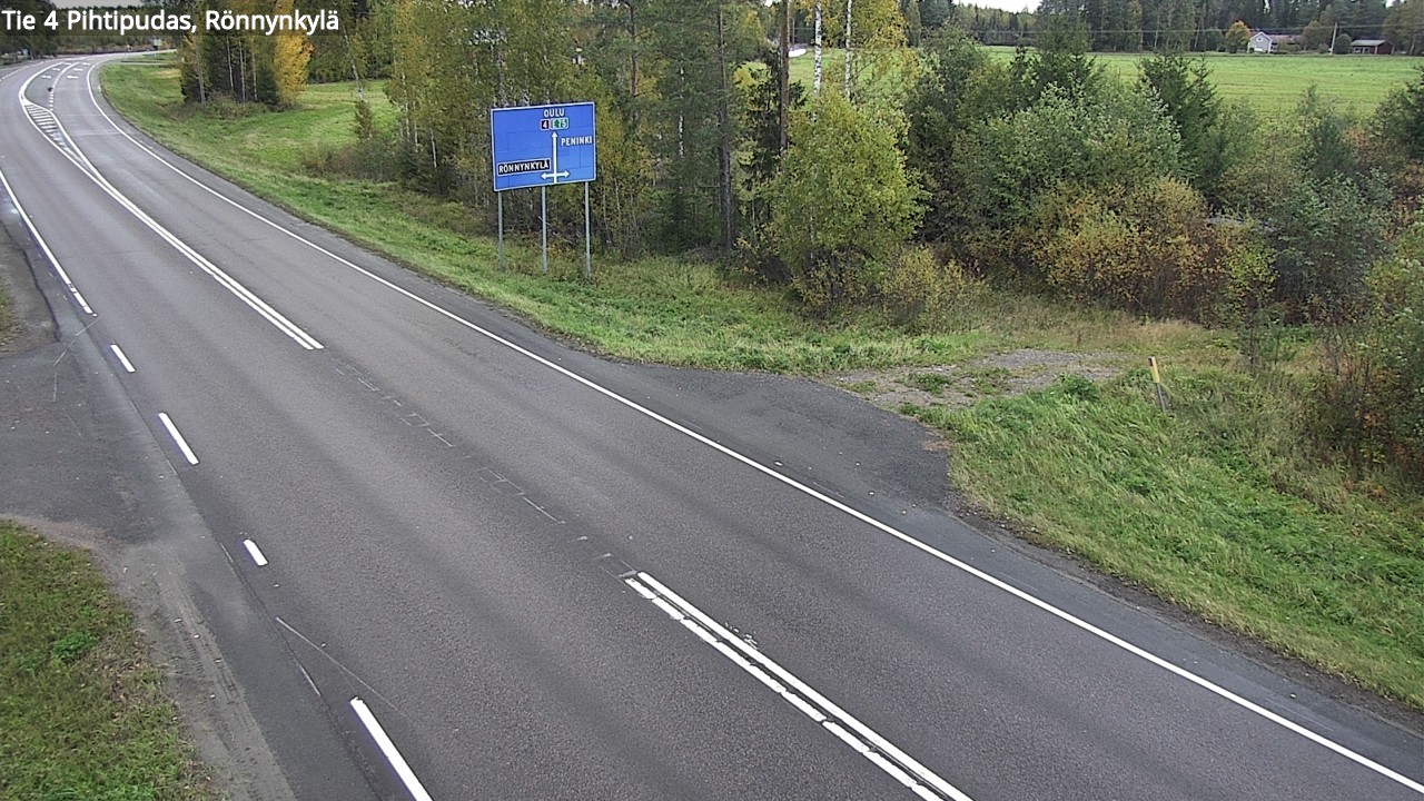 Kelikamerat Kuva Tie 4 Pihtipudas, Rönnynkylä, Pihtipudas, Keski-Suomi