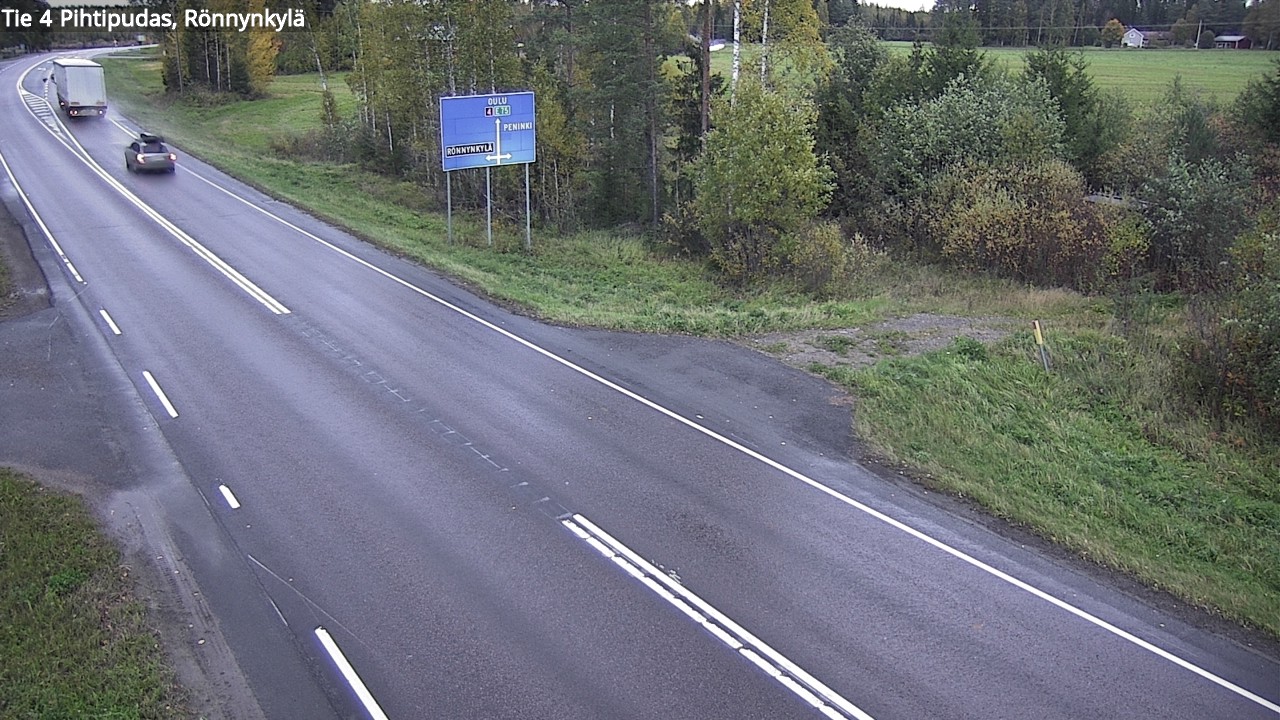 Kelikamerat Kuva Tie 4 Pihtipudas, Rönnynkylä, Pihtipudas, Keski-Suomi
