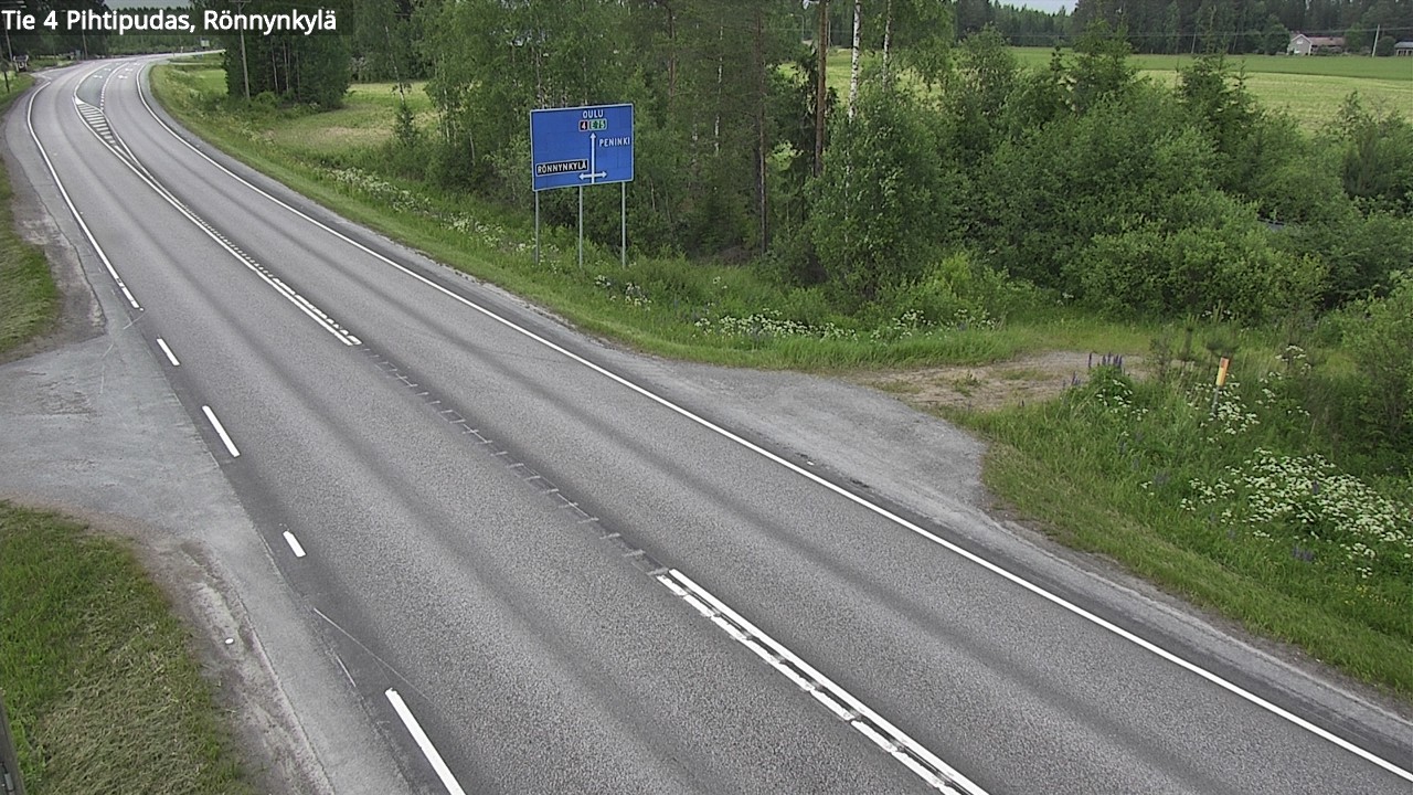 Kelikamerat Kuva Tie 4 Pihtipudas, Rönnynkylä, Pihtipudas, Keski-Suomi