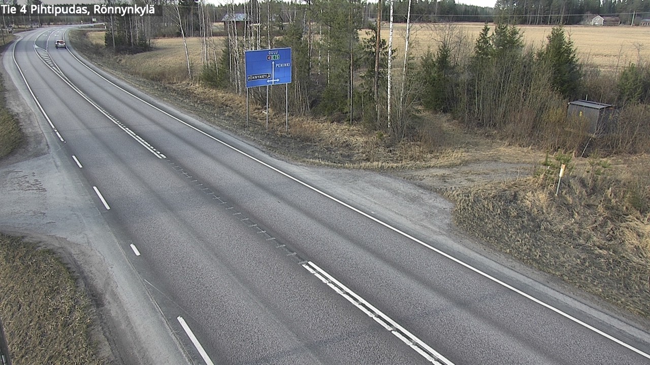 Kelikamerat Kuva Tie 4 Pihtipudas, Rönnynkylä, Pihtipudas, Keski-Suomi
