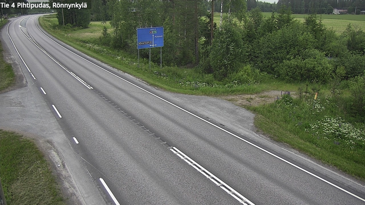 Kelikamerat Kuva Tie 4 Pihtipudas, Rönnynkylä, Pihtipudas, Keski-Suomi
