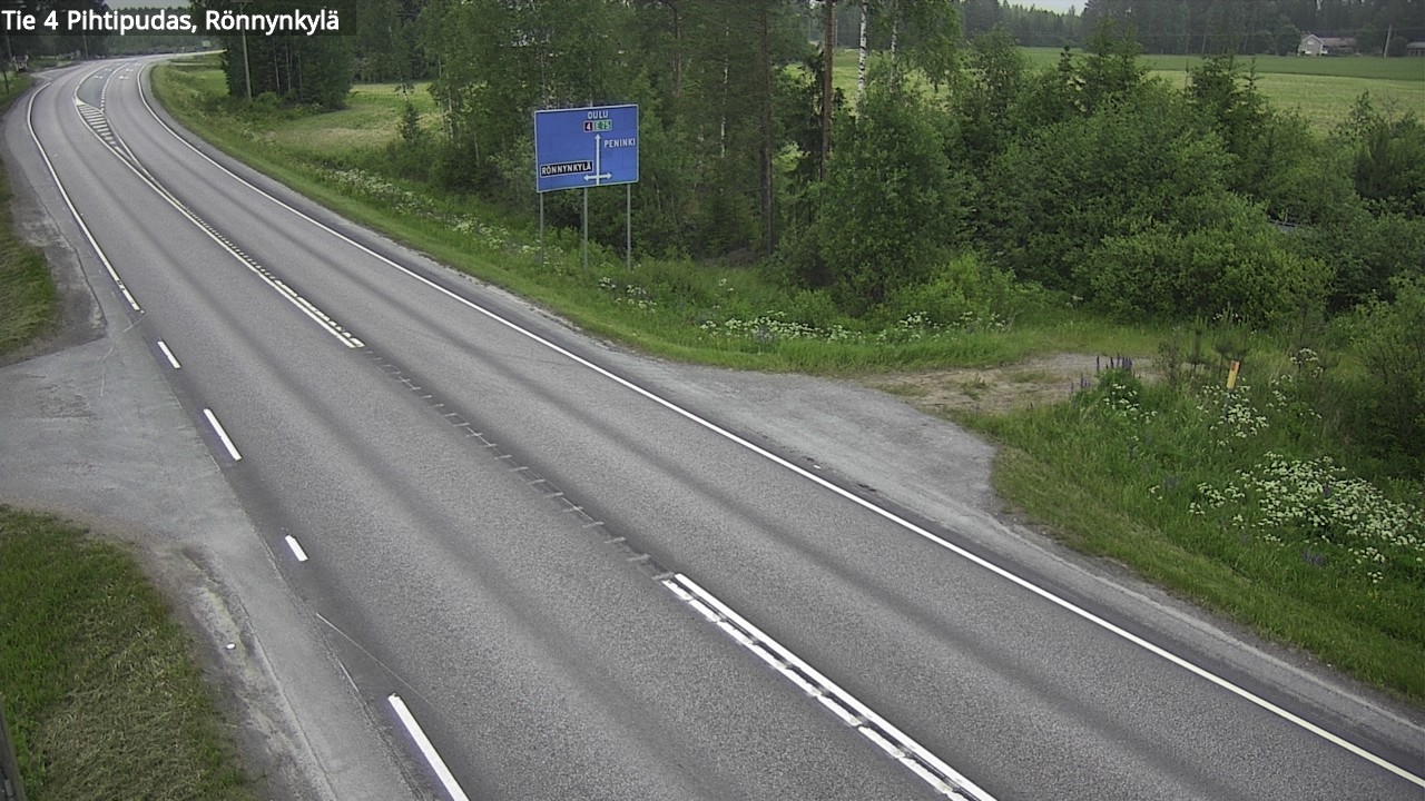 Kelikamerat Kuva Tie 4 Pihtipudas, Rönnynkylä, Pihtipudas, Keski-Suomi