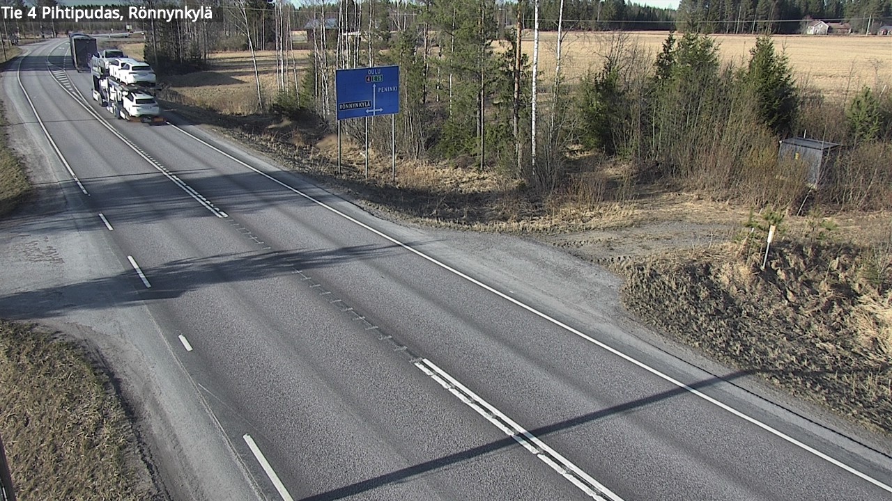 Kelikamerat Kuva Tie 4 Pihtipudas, Rönnynkylä, Pihtipudas, Keski-Suomi