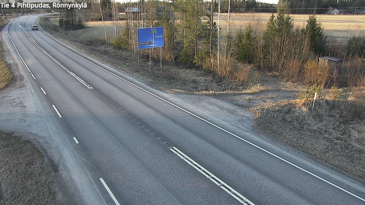 Kelikamerat Kuva Tie 4 Pihtipudas, Rönnynkylä, Pihtipudas, Keski-Suomi