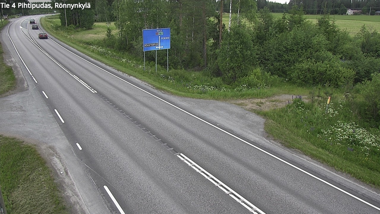 Kelikamerat Kuva Tie 4 Pihtipudas, Rönnynkylä, Pihtipudas, Keski-Suomi