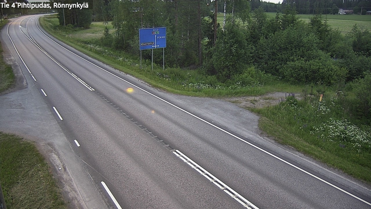 Kelikamerat Kuva Tie 4 Pihtipudas, Rönnynkylä, Pihtipudas, Keski-Suomi