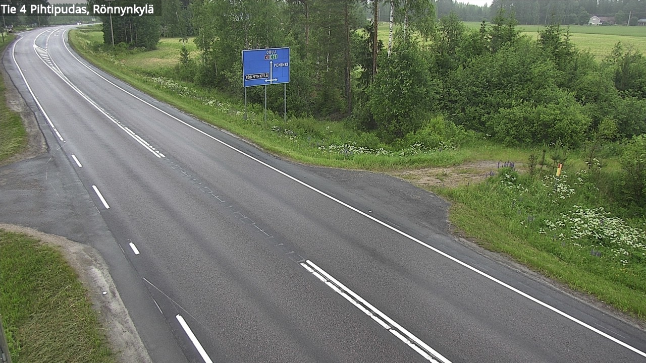 Kelikamerat Kuva Tie 4 Pihtipudas, Rönnynkylä, Pihtipudas, Keski-Suomi