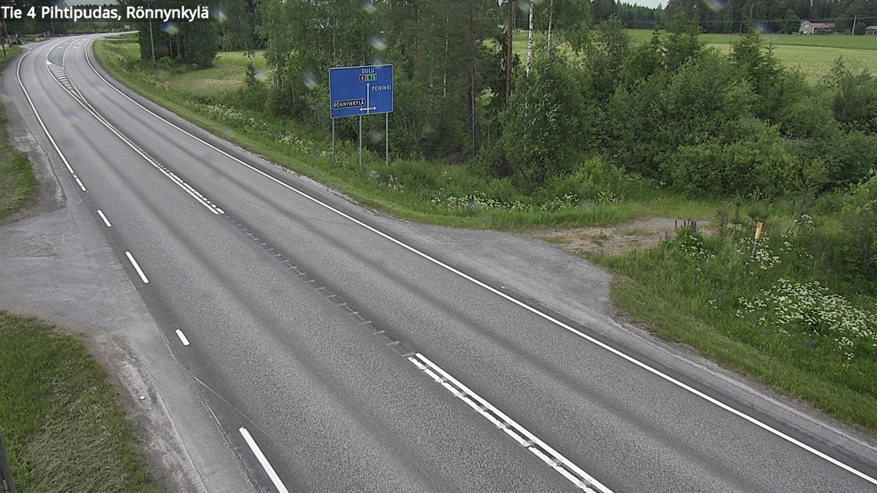 Kelikamerat Kuva Tie 4 Pihtipudas, Rönnynkylä, Pihtipudas, Keski-Suomi