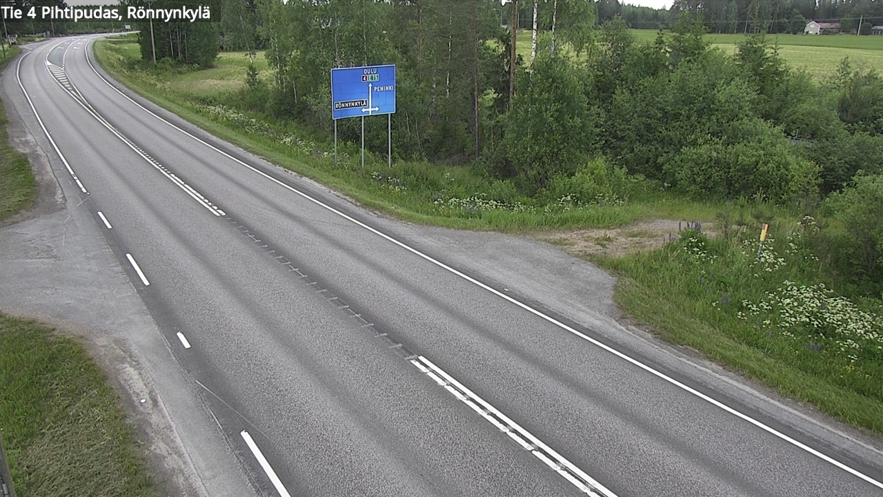 Kelikamerat Kuva Tie 4 Pihtipudas, Rönnynkylä, Pihtipudas, Keski-Suomi