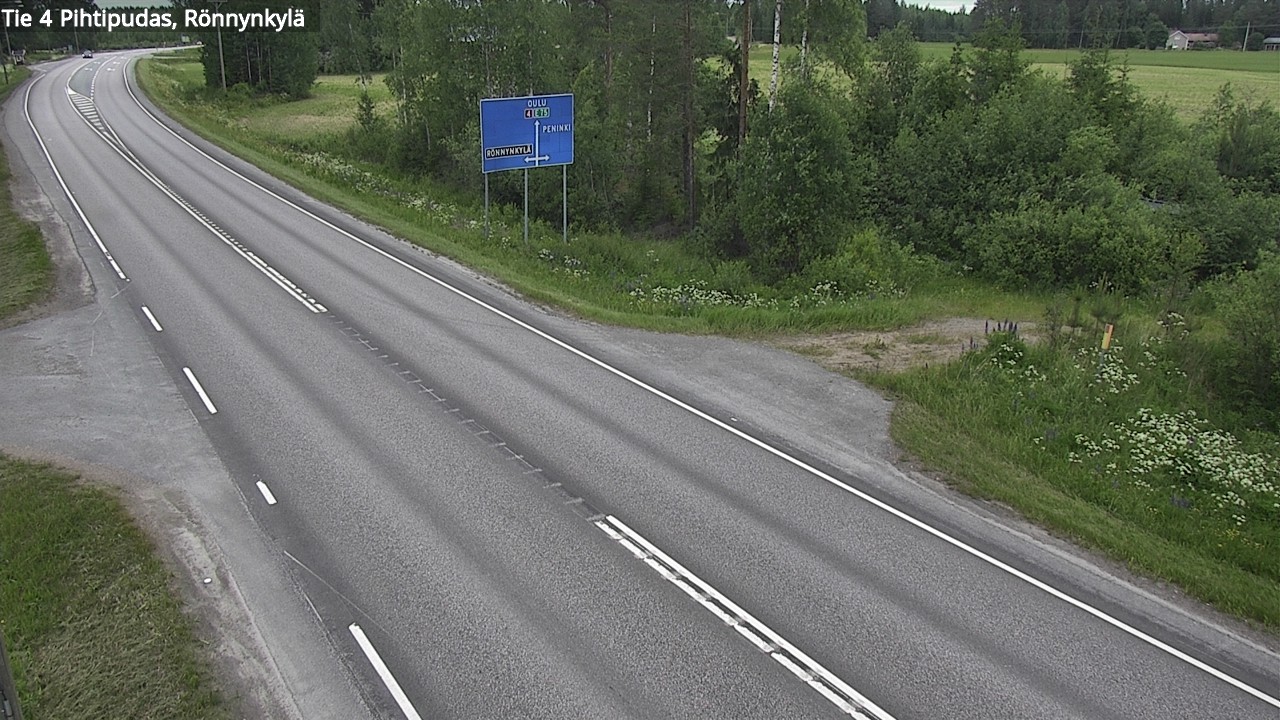 Kelikamerat Kuva Tie 4 Pihtipudas, Rönnynkylä, Pihtipudas, Keski-Suomi