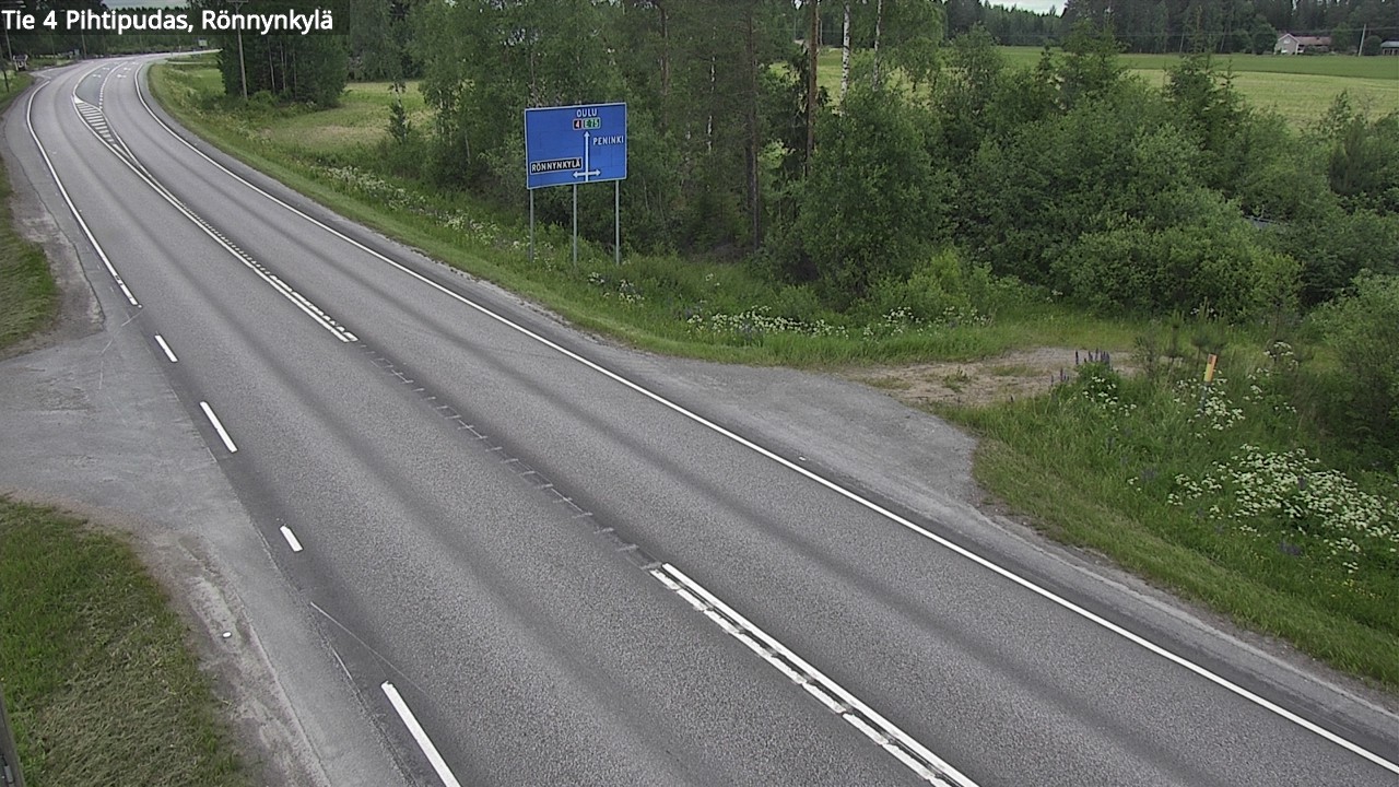 Kelikamerat Kuva Tie 4 Pihtipudas, Rönnynkylä, Pihtipudas, Keski-Suomi