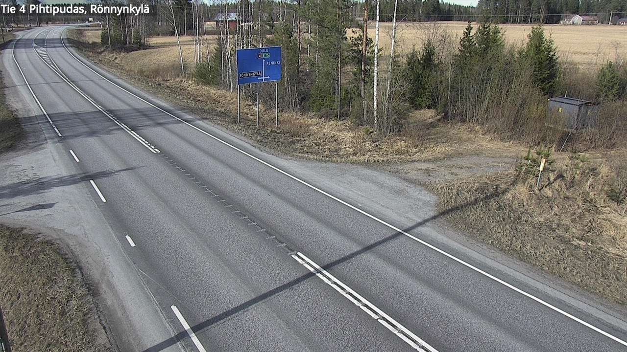 Kelikamerat Kuva Tie 4 Pihtipudas, Rönnynkylä, Pihtipudas, Keski-Suomi