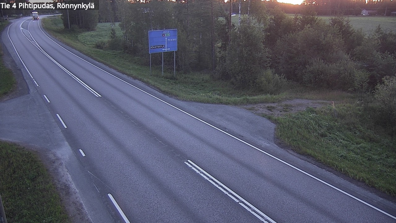 Kelikamerat Kuva Tie 4 Pihtipudas, Rönnynkylä, Pihtipudas, Keski-Suomi