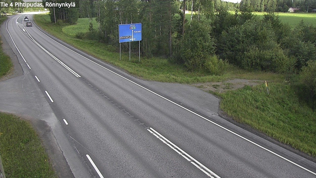 Kelikamerat Kuva Tie 4 Pihtipudas, Rönnynkylä, Pihtipudas, Keski-Suomi