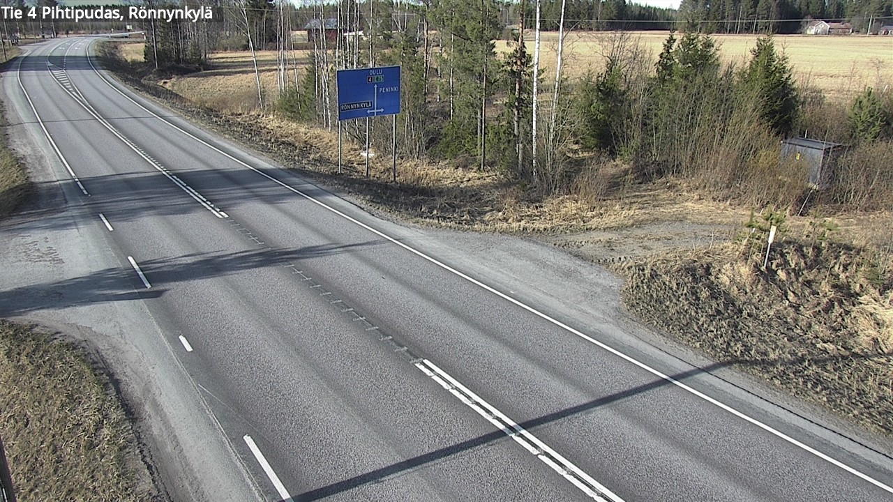 Kelikamerat Kuva Tie 4 Pihtipudas, Rönnynkylä, Pihtipudas, Keski-Suomi