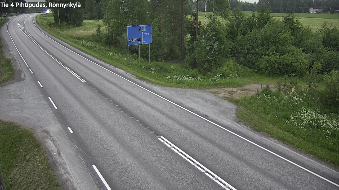 Kelikamerat Kuva Tie 4 Pihtipudas, Rönnynkylä, Pihtipudas, Keski-Suomi
