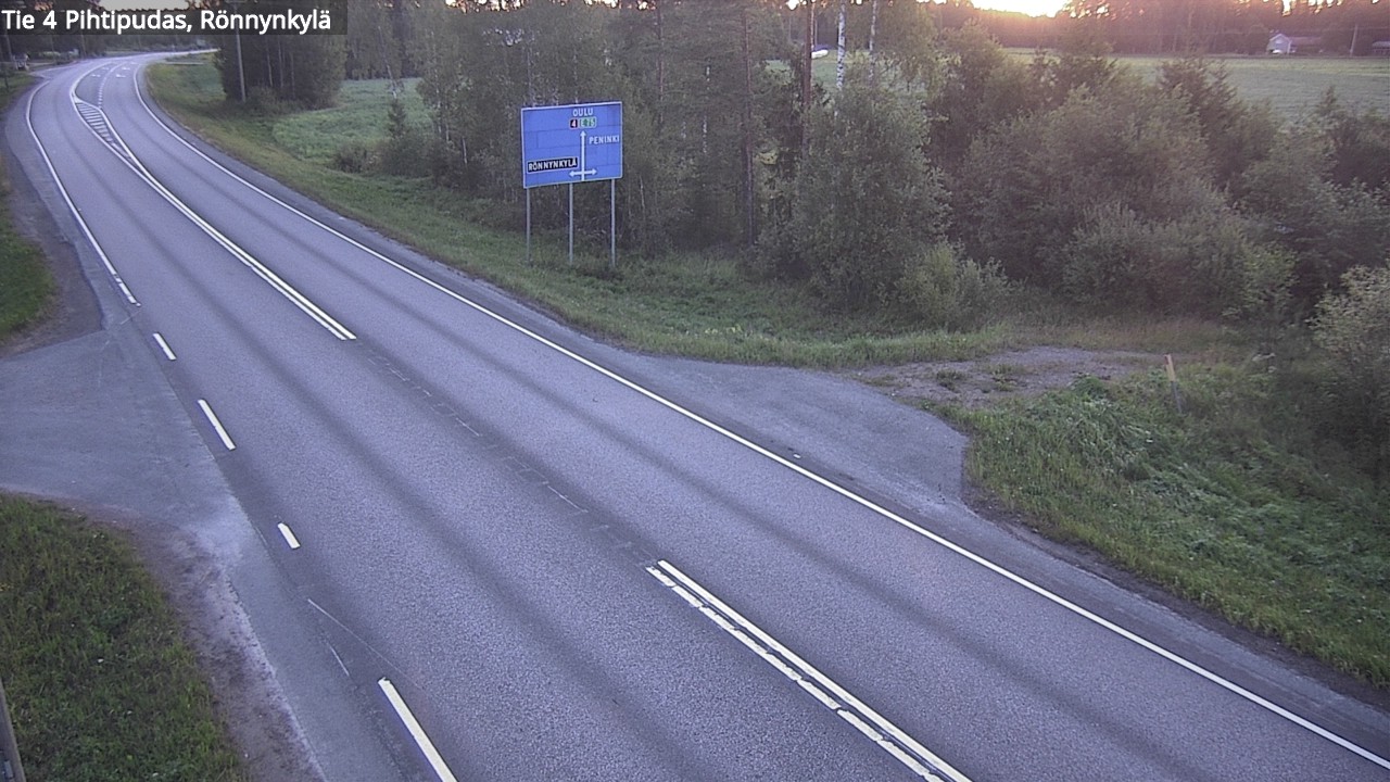 Kelikamerat Kuva Tie 4 Pihtipudas, Rönnynkylä, Pihtipudas, Keski-Suomi