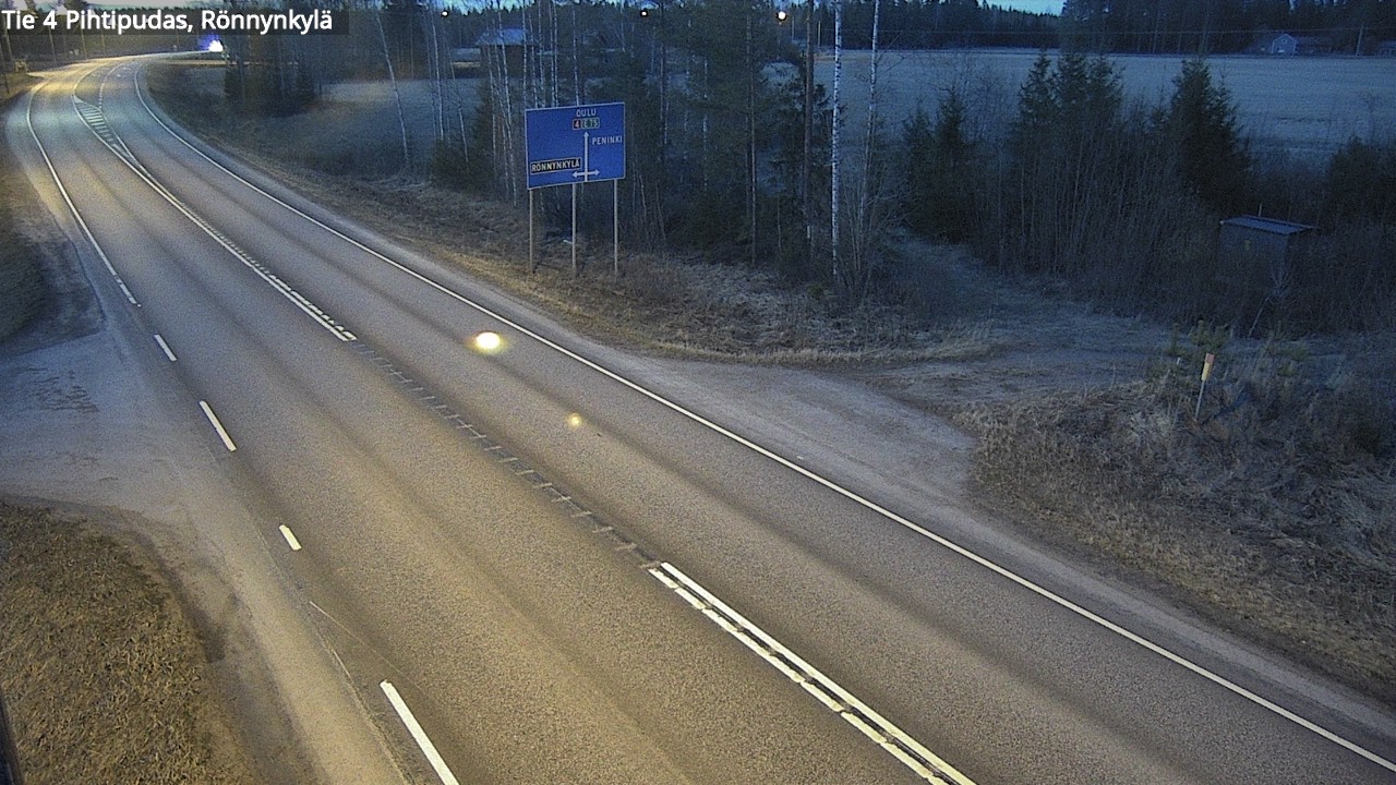 Kelikamerat Kuva Tie 4 Pihtipudas, Rönnynkylä, Pihtipudas, Keski-Suomi