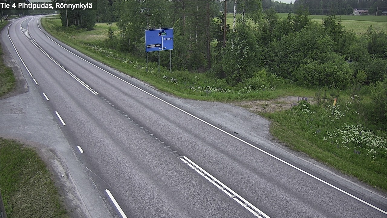 Kelikamerat Kuva Tie 4 Pihtipudas, Rönnynkylä, Pihtipudas, Keski-Suomi