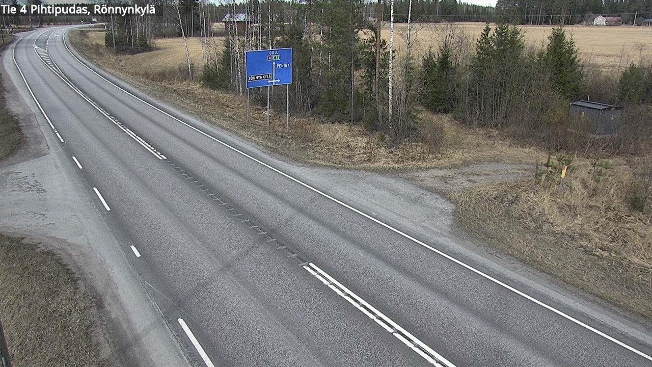 Kelikamerat Kuva Tie 4 Pihtipudas, Rönnynkylä, Pihtipudas, Keski-Suomi