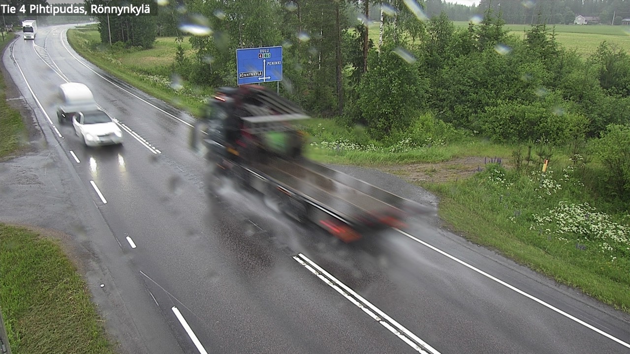 Weather Camera Image Road 4 Pihtipudas, Rönnynkylä, Pihtipudas, Keski-Suomi