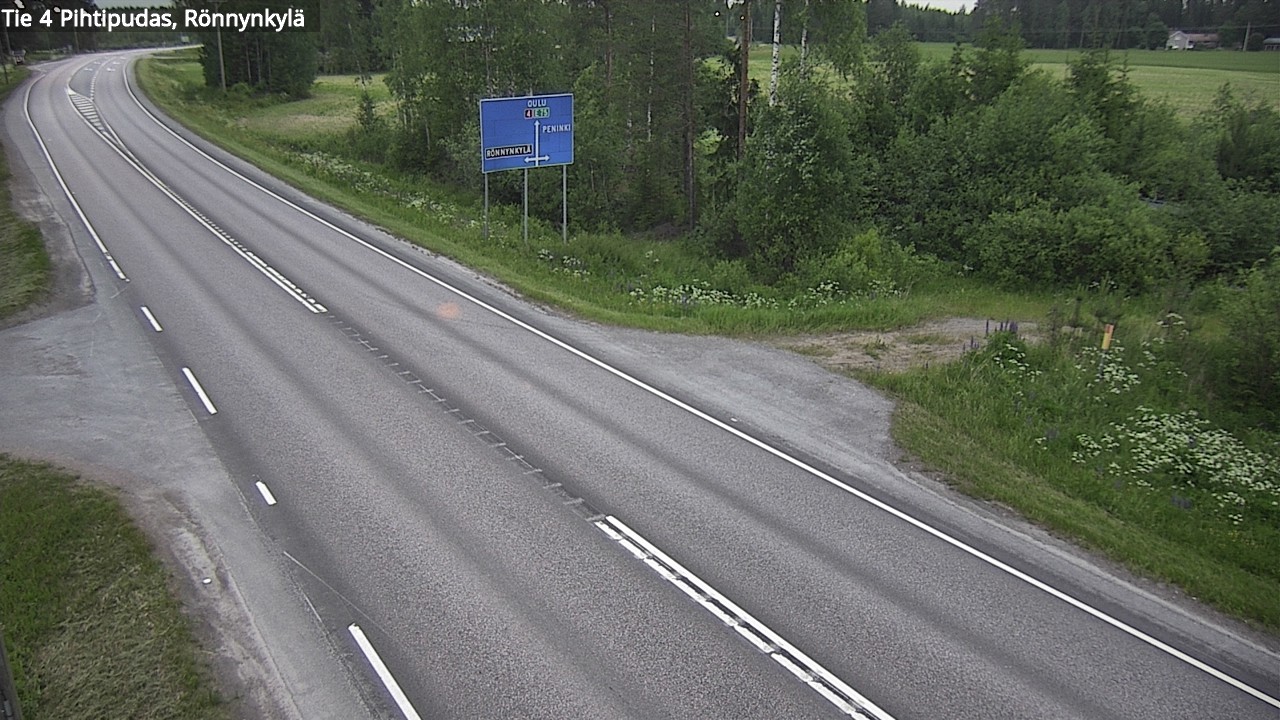 Kelikamerat Kuva Tie 4 Pihtipudas, Rönnynkylä, Pihtipudas, Keski-Suomi