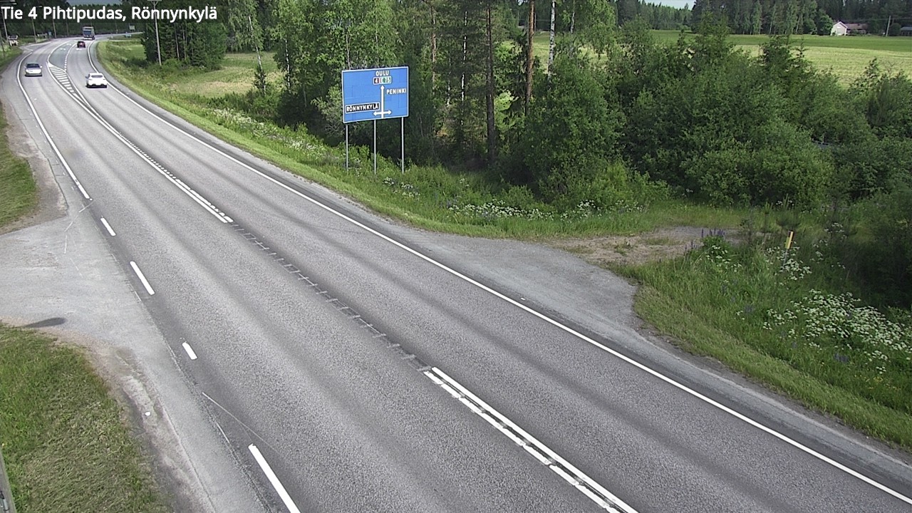 Kelikamerat Kuva Tie 4 Pihtipudas, Rönnynkylä, Pihtipudas, Keski-Suomi