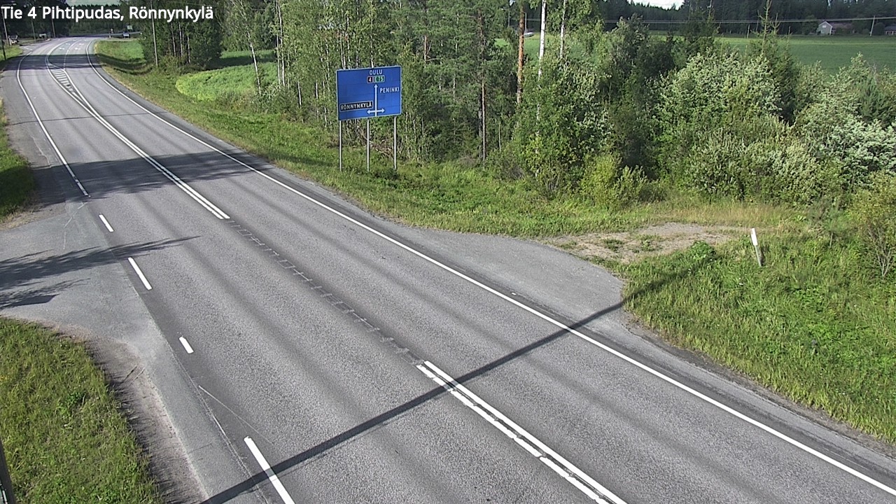 Kelikamerat Kuva Tie 4 Pihtipudas, Rönnynkylä, Pihtipudas, Keski-Suomi