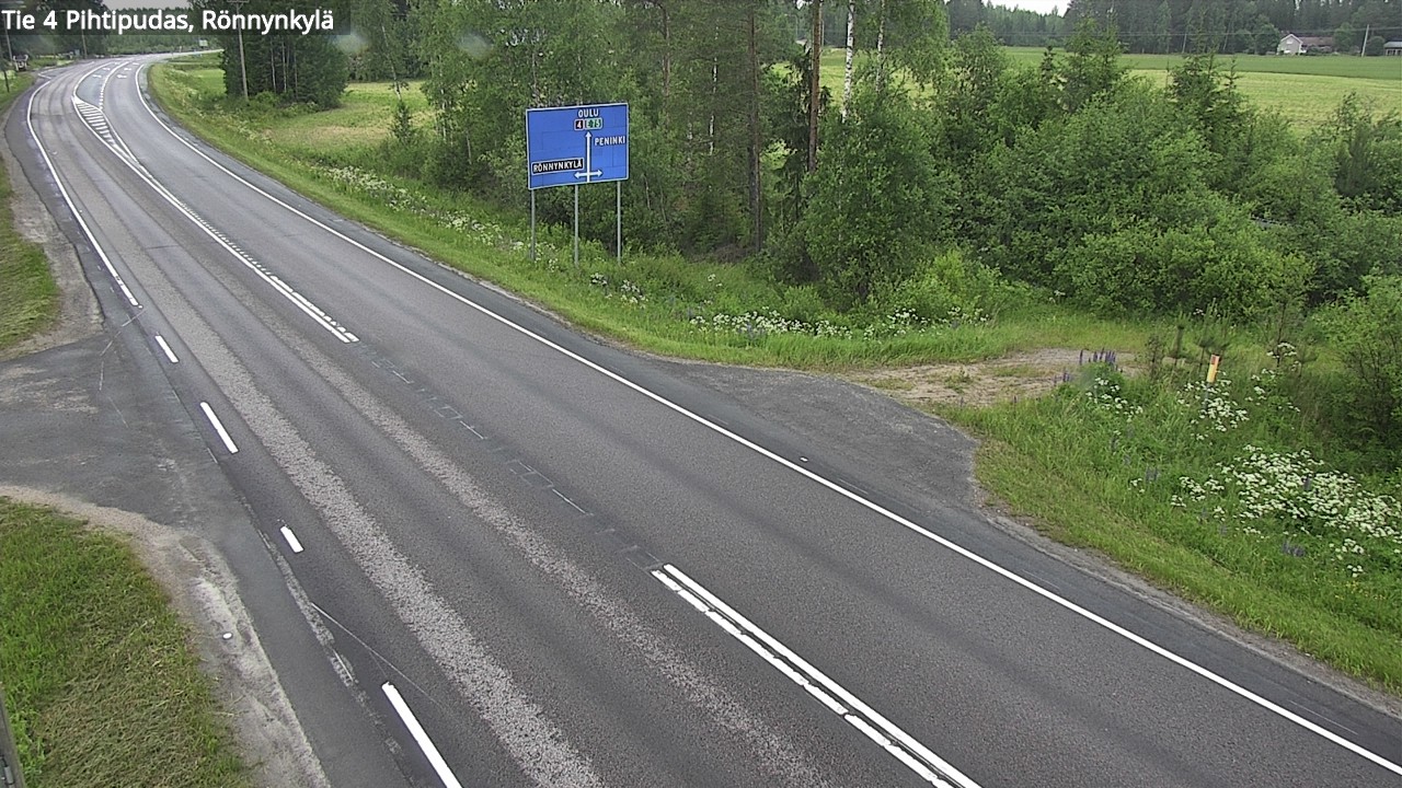 Kelikamerat Kuva Tie 4 Pihtipudas, Rönnynkylä, Pihtipudas, Keski-Suomi