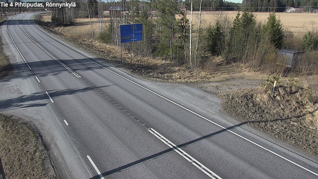 Kelikamerat Kuva Tie 4 Pihtipudas, Rönnynkylä, Pihtipudas, Keski-Suomi