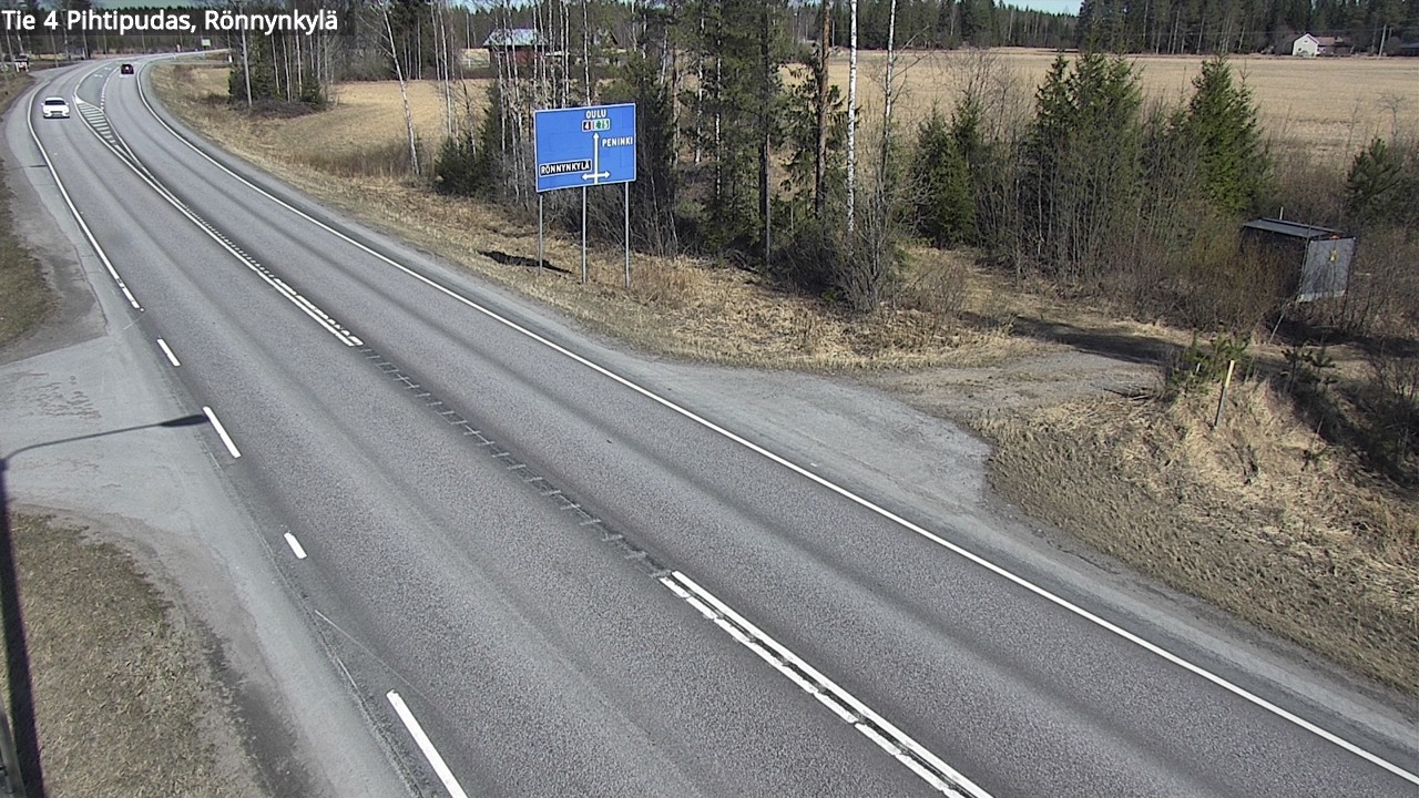 Kelikamerat Kuva Tie 4 Pihtipudas, Rönnynkylä, Pihtipudas, Keski-Suomi
