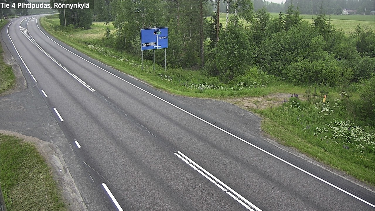 Kelikamerat Kuva Tie 4 Pihtipudas, Rönnynkylä, Pihtipudas, Keski-Suomi