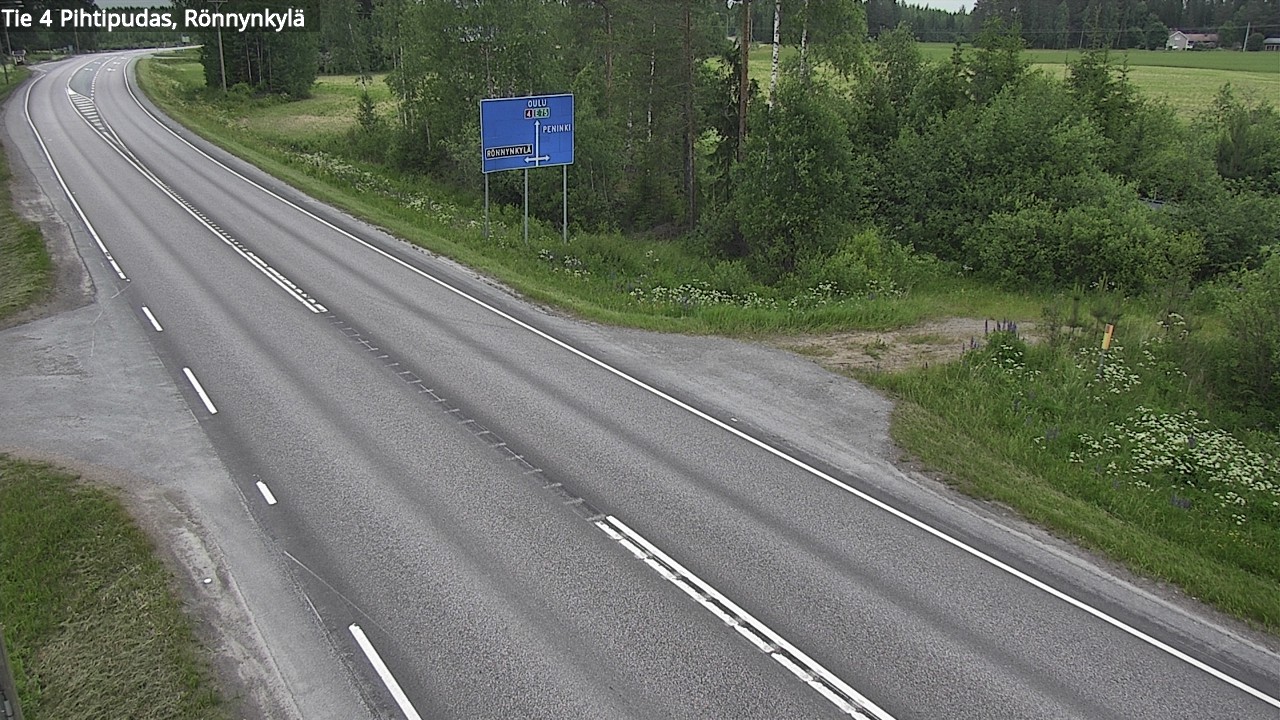 Kelikamerat Kuva Tie 4 Pihtipudas, Rönnynkylä, Pihtipudas, Keski-Suomi
