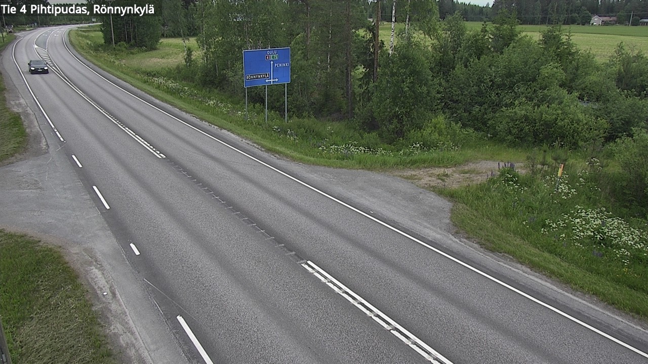 Kelikamerat Kuva Tie 4 Pihtipudas, Rönnynkylä, Pihtipudas, Keski-Suomi