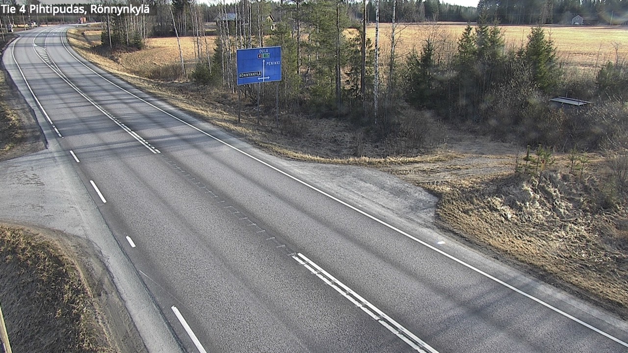 Kelikamerat Kuva Tie 4 Pihtipudas, Rönnynkylä, Pihtipudas, Keski-Suomi