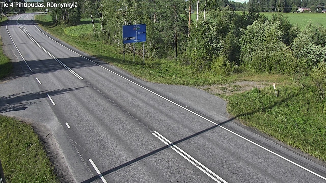 Kelikamerat Kuva Tie 4 Pihtipudas, Rönnynkylä, Pihtipudas, Keski-Suomi