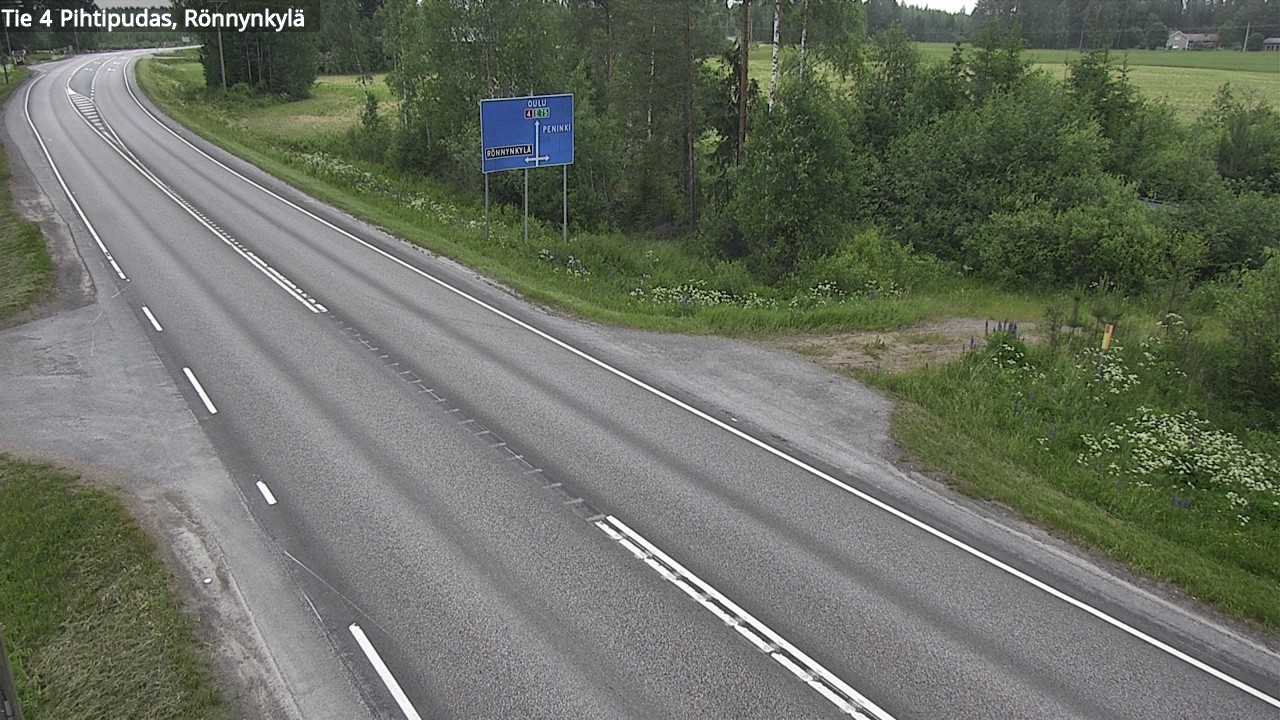 Kelikamerat Kuva Tie 4 Pihtipudas, Rönnynkylä, Pihtipudas, Keski-Suomi