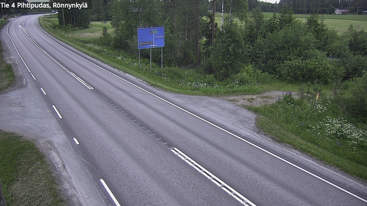 Kelikamerat Kuva Tie 4 Pihtipudas, Rönnynkylä, Pihtipudas, Keski-Suomi