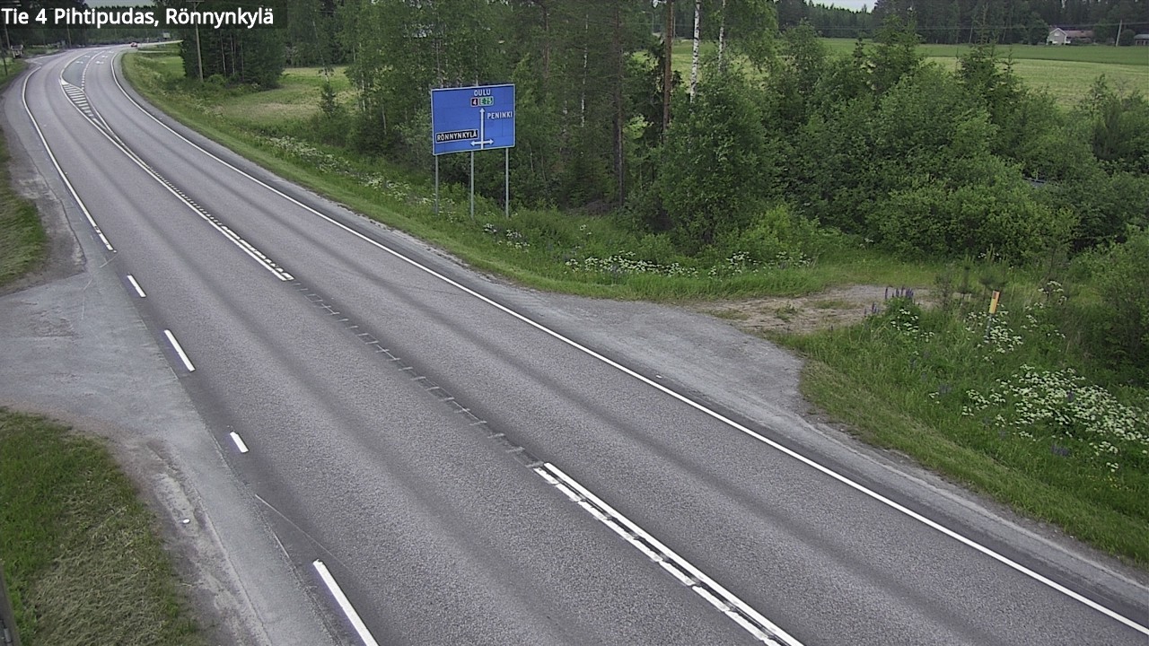 Kelikamerat Kuva Tie 4 Pihtipudas, Rönnynkylä, Pihtipudas, Keski-Suomi