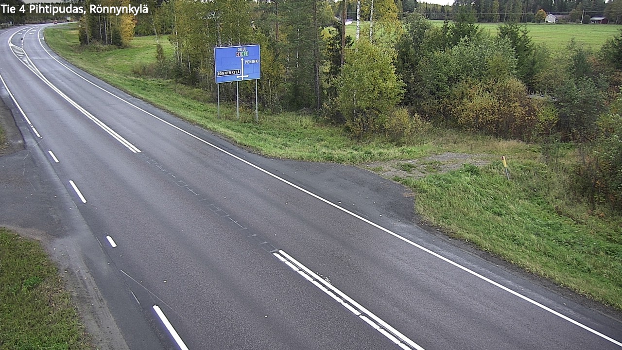 Kelikamerat Kuva Tie 4 Pihtipudas, Rönnynkylä, Pihtipudas, Keski-Suomi