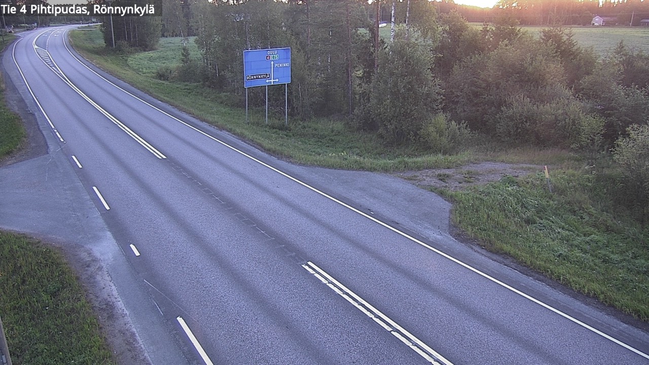 Kelikamerat Kuva Tie 4 Pihtipudas, Rönnynkylä, Pihtipudas, Keski-Suomi