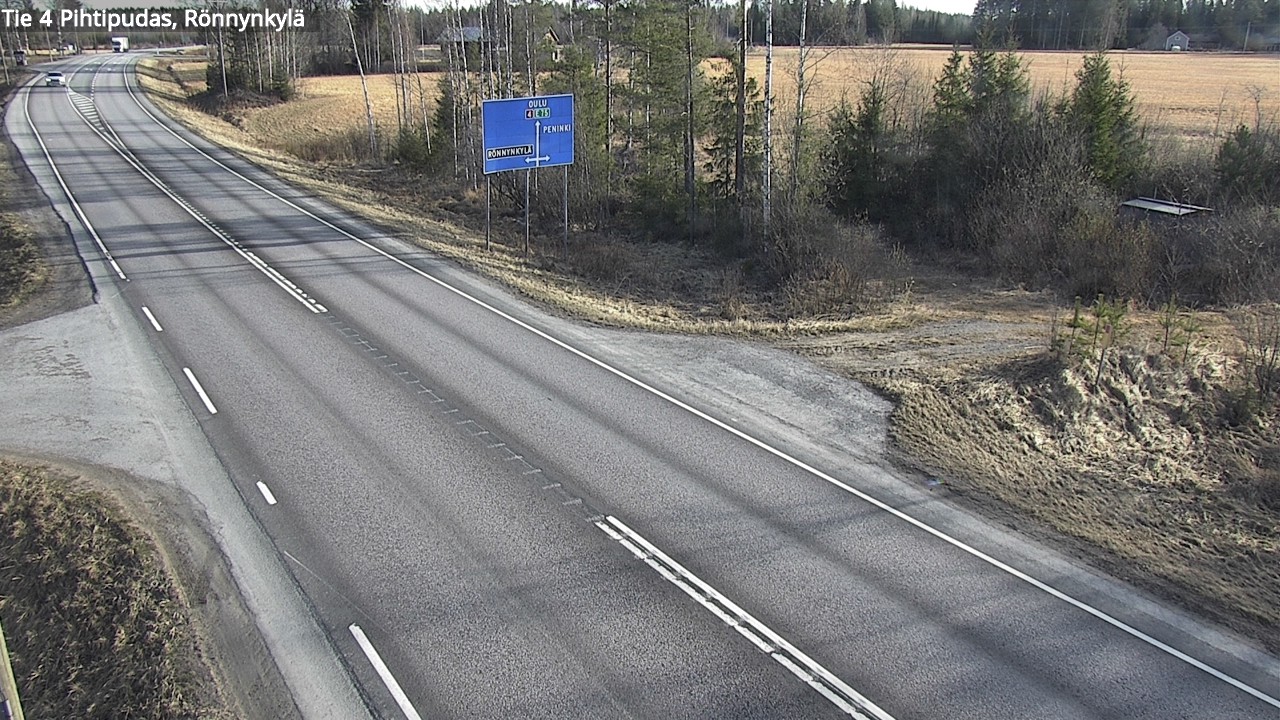 Kelikamerat Kuva Tie 4 Pihtipudas, Rönnynkylä, Pihtipudas, Keski-Suomi