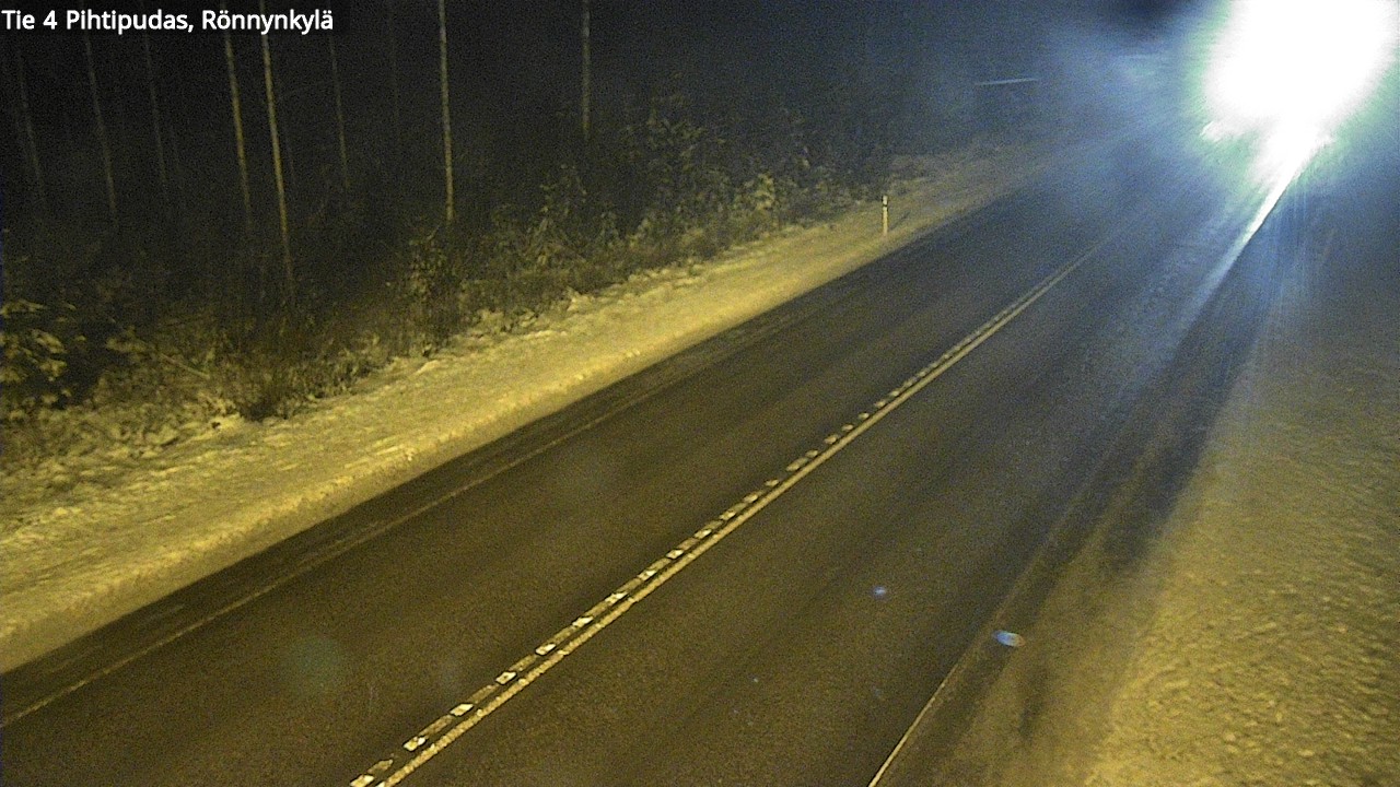 Weather Camera Image Väg 4 Pihtipudas, Rönnynkylä, Pihtipudas, Keski-Suomi