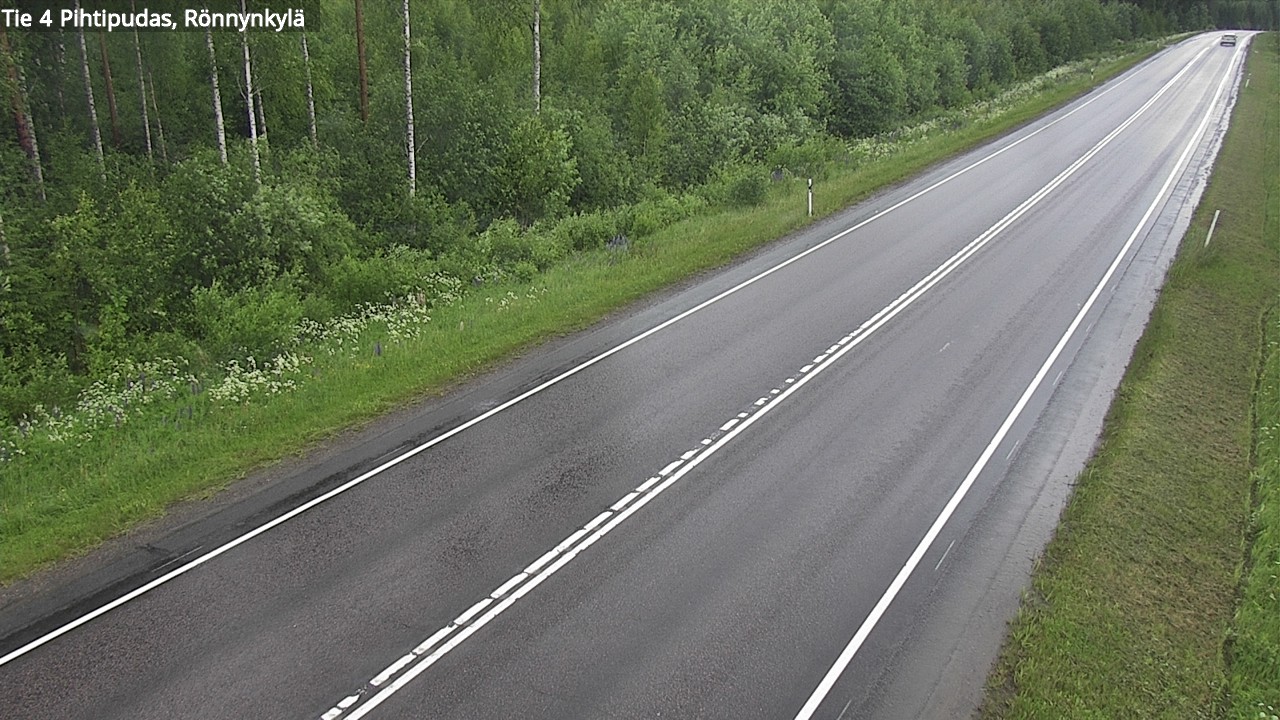 Weather Camera Image Road 4 Pihtipudas, Rönnynkylä, Pihtipudas, Keski-Suomi
